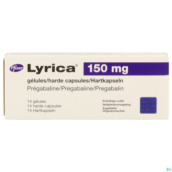 Lyrica caps harde - dur  14 x 150 mg