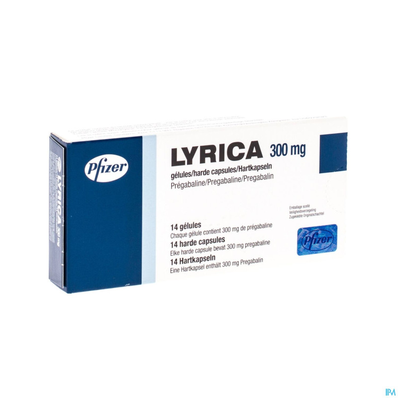 Lyrica caps harde - dur  14 x 300 mg