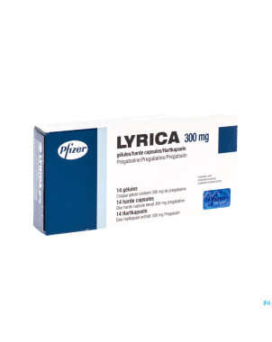 Lyrica caps harde - dur  14 x 300 mg