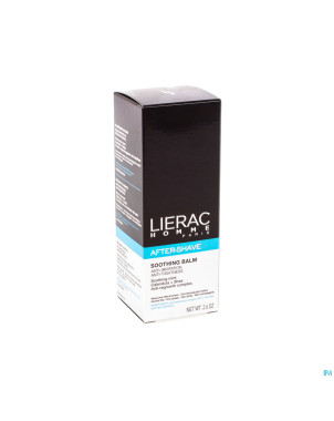 Lierac homme baume apaisant apres rasage tube 75ml