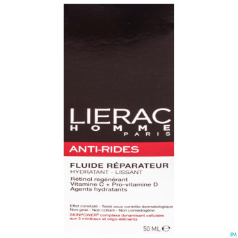 Lierac homme anti rides reparateur   fl pompe 50ml