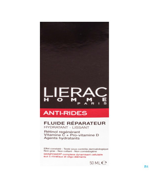 Lierac homme anti rides reparateur   fl pompe 50ml