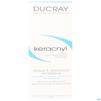 Ducray keracnyl soin regulateur compl. creme 30ml