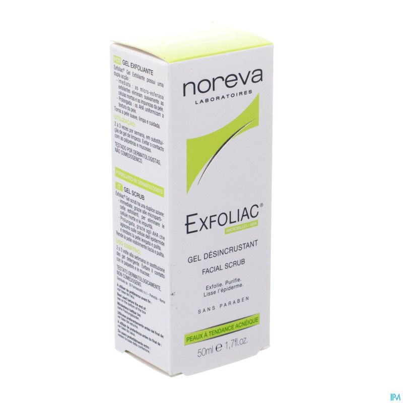 Exfoliac gel desincrustant tube  50ml