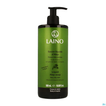 Laino savon d alep   fl pompe 500ml