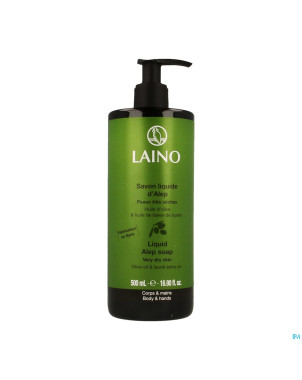 Laino savon d alep   fl pompe 500ml
