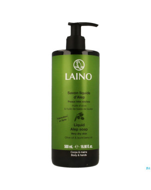 Laino savon d alep   fl pompe 500ml