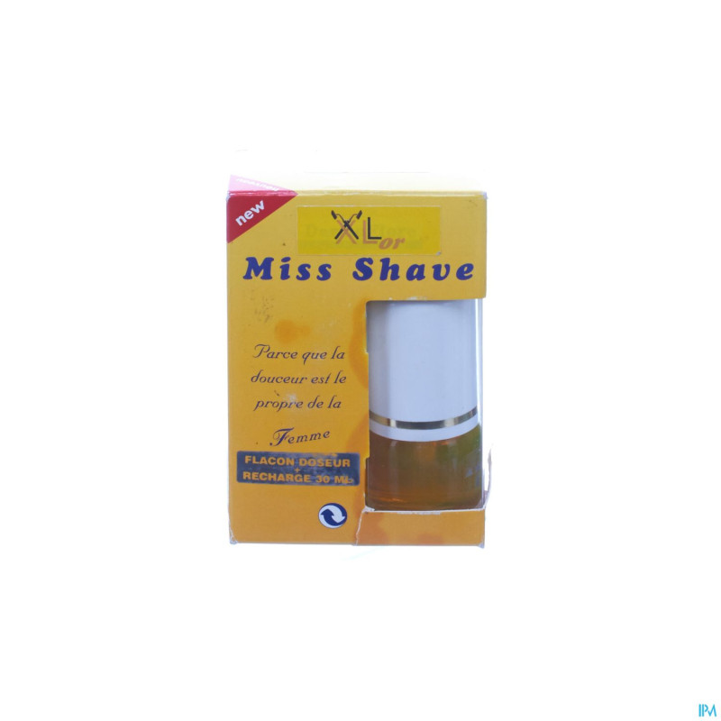 Xlor fluide rasage miss shave    15+30ml