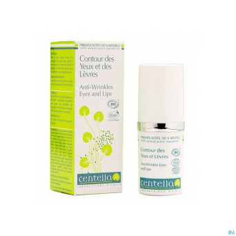 Centella tour yeux et levres bio pompe doseur 15ml