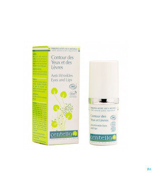 Centella tour yeux et levres bio pompe doseur 15ml