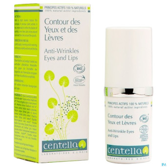 Centella tour yeux et levres bio pompe doseur 15ml
