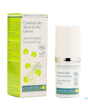 Centella tour yeux et levres bio pompe doseur 15ml