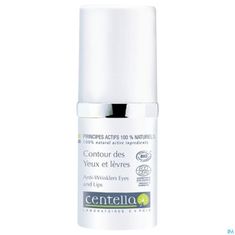Centella tour yeux et levres bio pompe doseur 15ml