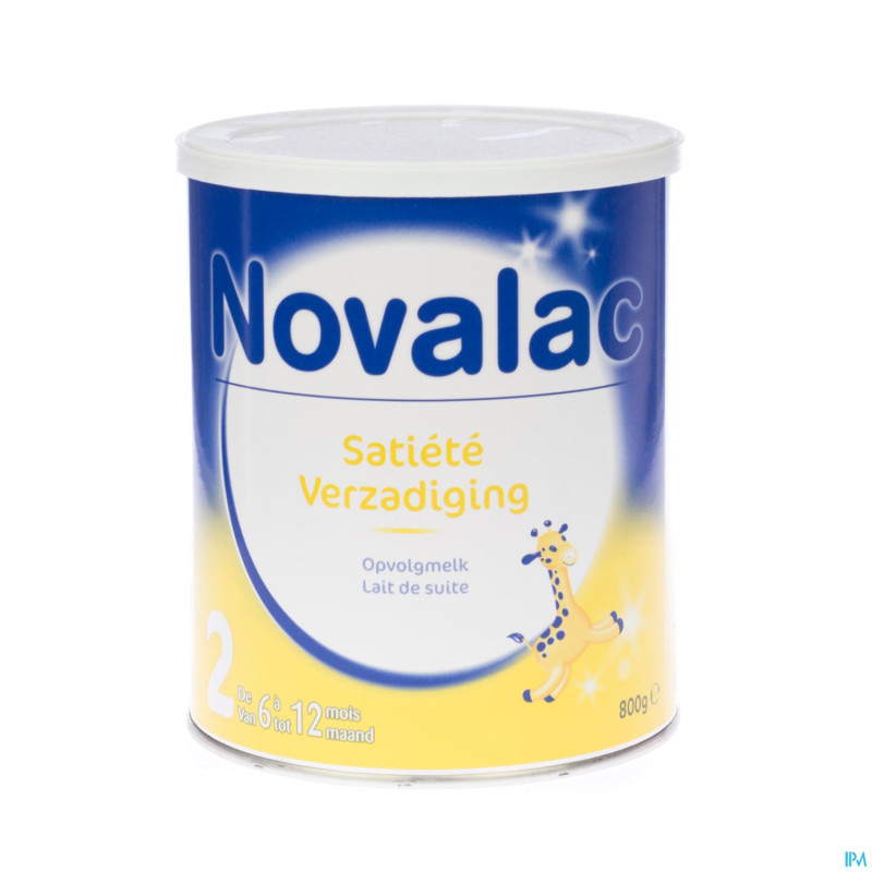 Novalac satiete 2 lait de suite    pdr 800g