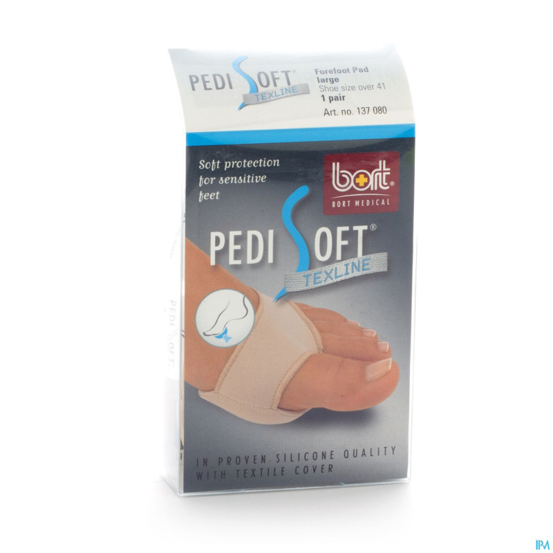 Bort pedisoft texline pad avant pied large 1 paire