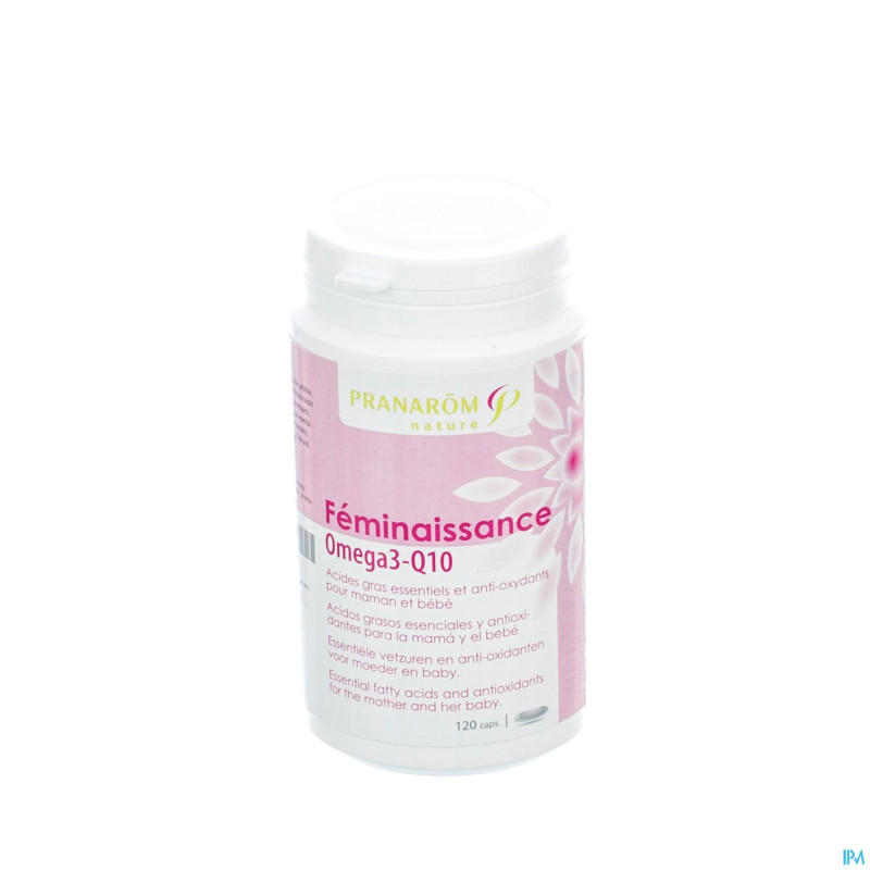 Feminaissance omega 3 q10    caps 120 pranarom