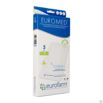 Euromed  7x12cm 5 pansement d'ile steril