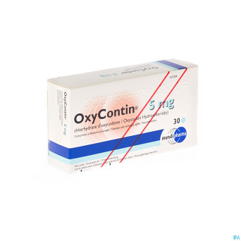 Oxycontin tabl 30 x  5 mg