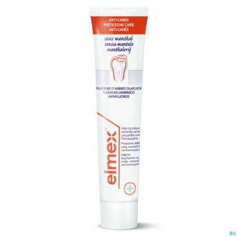 Elmex dentifrice sans menthol  75ml