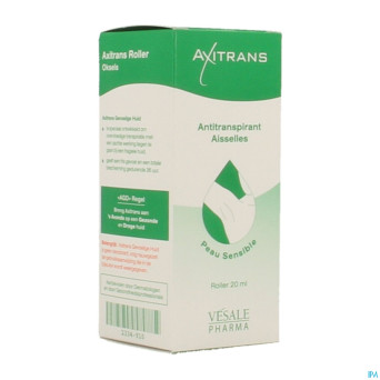 Axitrans roller peau sensible a/transpirant   20ml