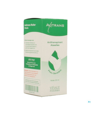 Axitrans roller peau sensible a/transpirant   20ml