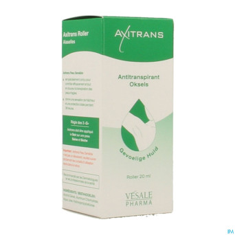 Axitrans roller peau sensible a/transpirant   20ml