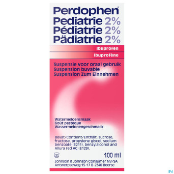 Perdophen pediatrie susp or 100 ml 20mg/ml