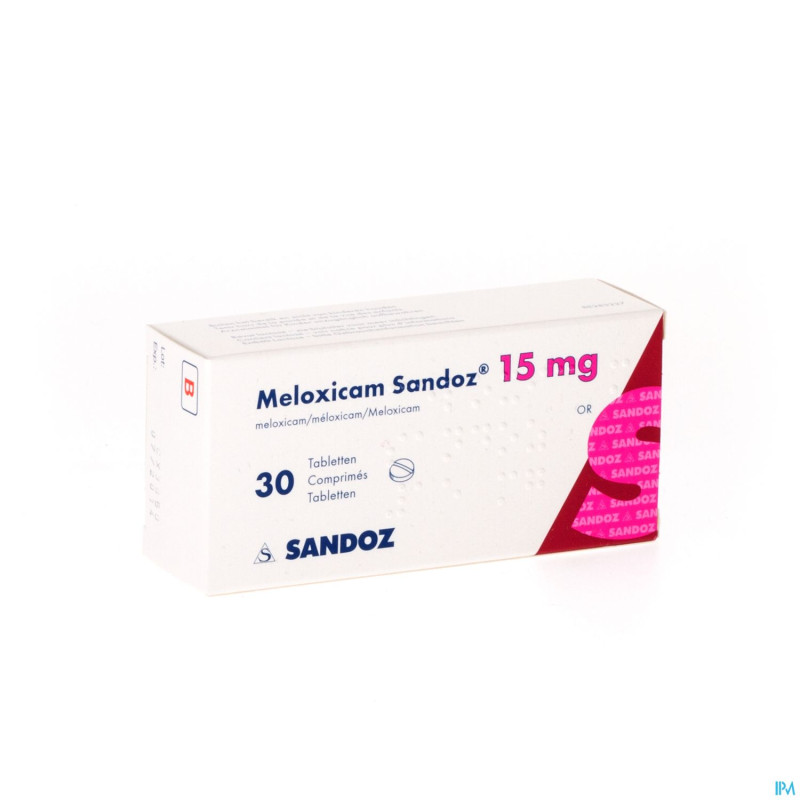 Meloxicam sandoz 15 mg tabl 30 x 15 mg