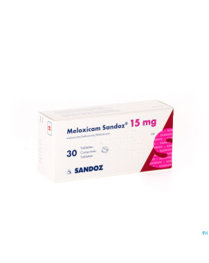 Meloxicam sandoz 15 mg tabl 30 x 15 mg