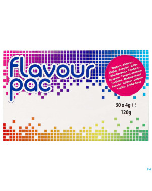 Flavour pac framboise  sachet 30x4g