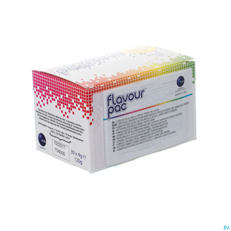 Flavour pac citron    sachet 30x4g