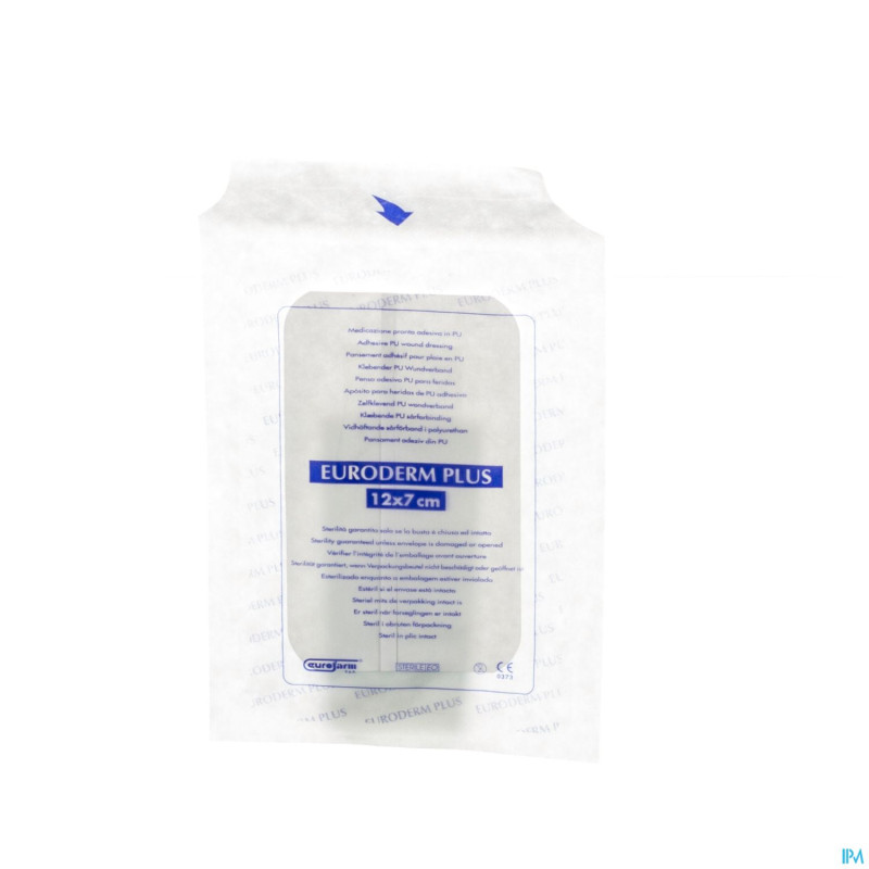 Euroderm plus  7x12cm 1 pansement steril