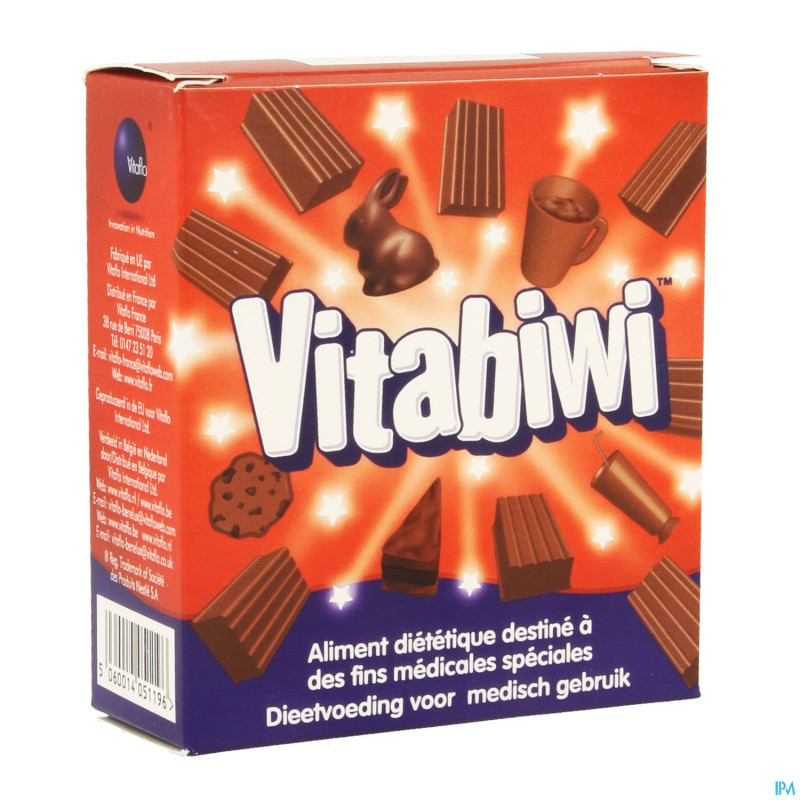 Vitabiwi barre pauvre en proteines 7x25g