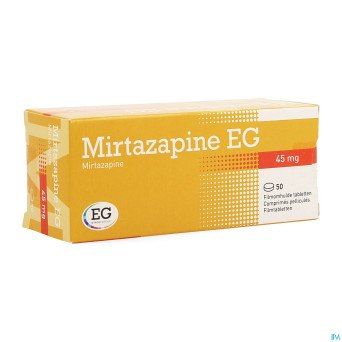 Mirtazapine eg 45mg comp pell 50x45mg