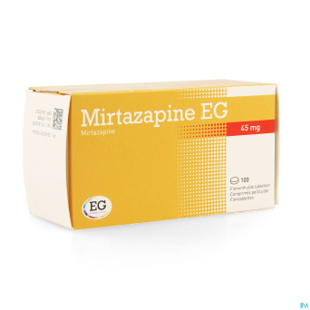 Mirtazapine eg 45mg comp pell 100x45mg