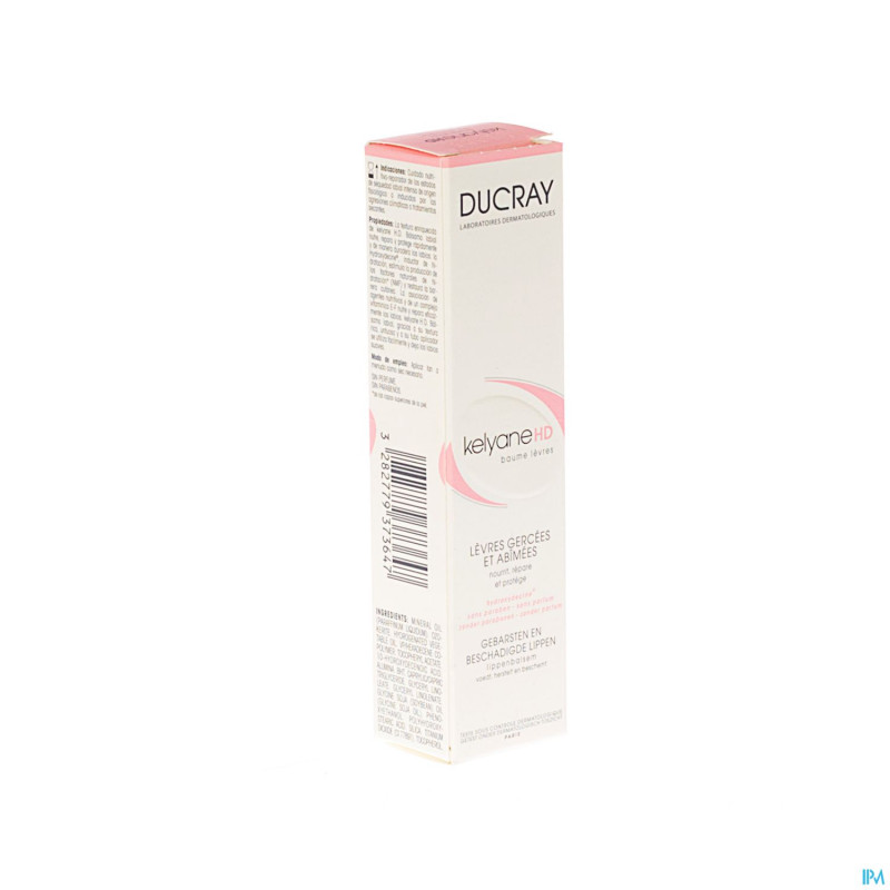 Ducray kelyane hd baume levres n/parf 15ml