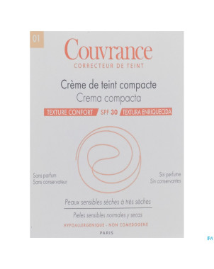 Avene couvrance cr teint comp.01 porcel. confort