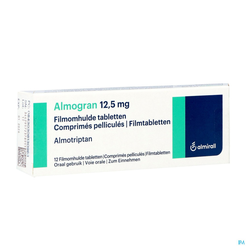 Almogran comp 12 x 12,5 mg