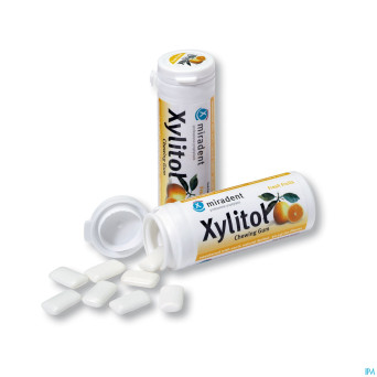 Miradent chewing gum xylitol fruits s/sucre 30