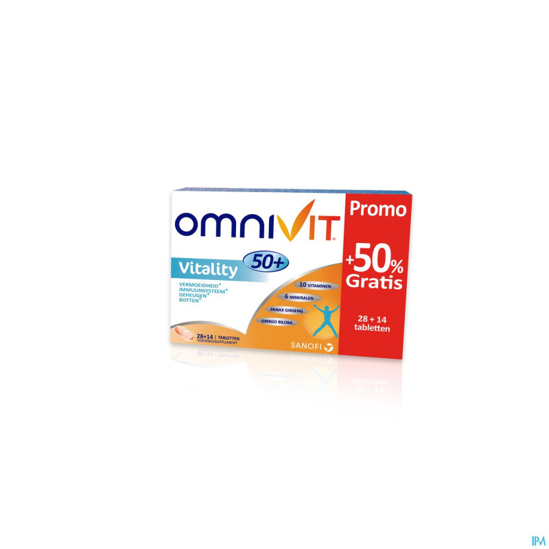 Omnivit vitality 50    tabl 28+14 promo
