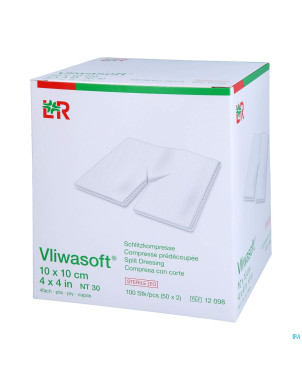 Vliwasoft cp ster 4pl + fente  10x 10cm 2x50 12098