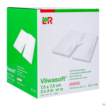 Vliwasoft cp ster 4pl + fente 7,5x7,5cm 2x50 12099