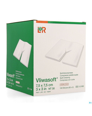 Vliwasoft cp ster 4pl + fente 7,5x7,5cm 2x50 12099