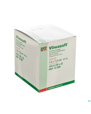 Vliwasoft cp ster 4pl + fente 7,5x7,5cm 2x50 12099