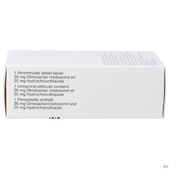 Olmetec plus 20 mg/25 mg comp pell 98