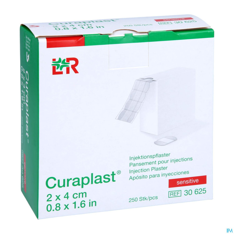 Curaplast sensitiv pans adh    2x4cm 250 30625
