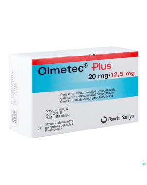 Olmetec plus 20 mg/12,5 mg comp pell 98