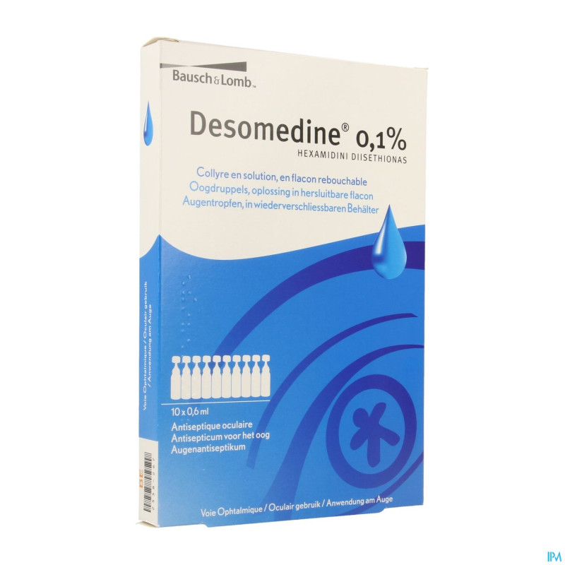 Desomedine 0,1 % collyre 10x0,6ml