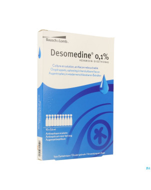 Desomedine 0,1 % collyre 10x0,6ml