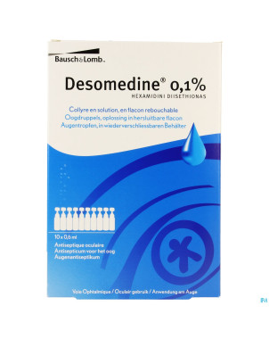 Desomedine 0,1 % collyre 10x0,6ml